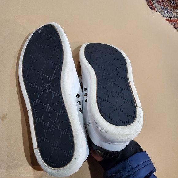 Kate Spade Polka Dot lace white sneakers Size 9.5 - Picture 3 of 11